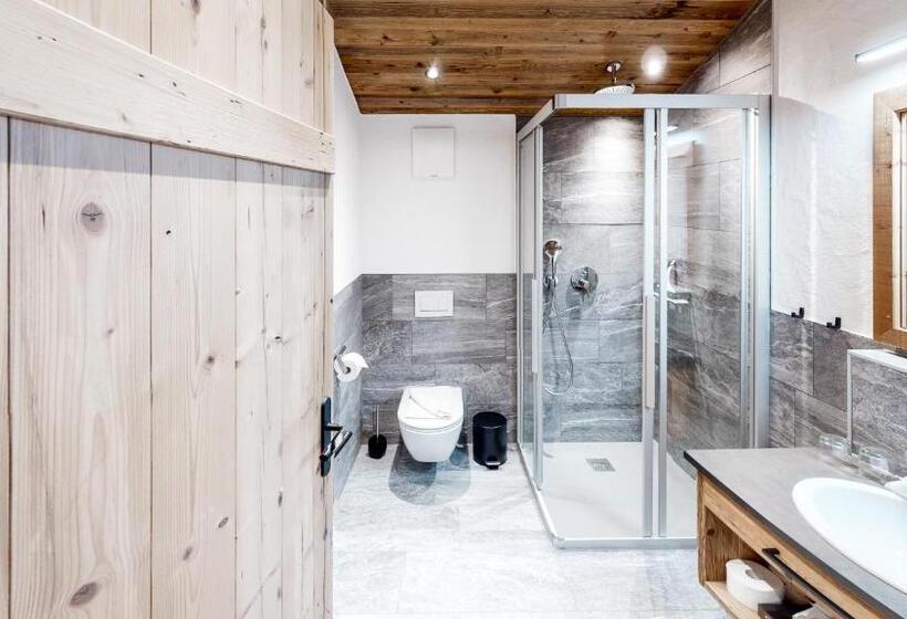 דירה בת חדר שינה 1 עם מרפסת, Stadl Chalet Ischgl