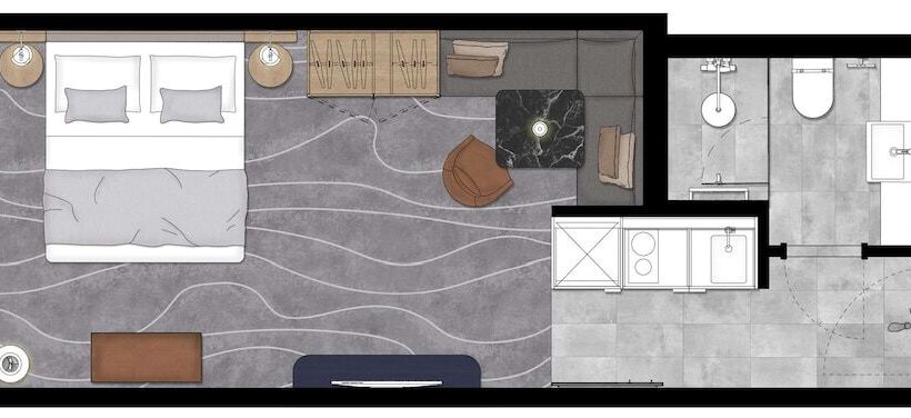 スタンダードスタジオ, Adina Apartment Hotel Wiesbaden