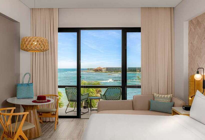 带大床的标准间, Hilton Tulum Riviera Maya Allinclusive Resort
