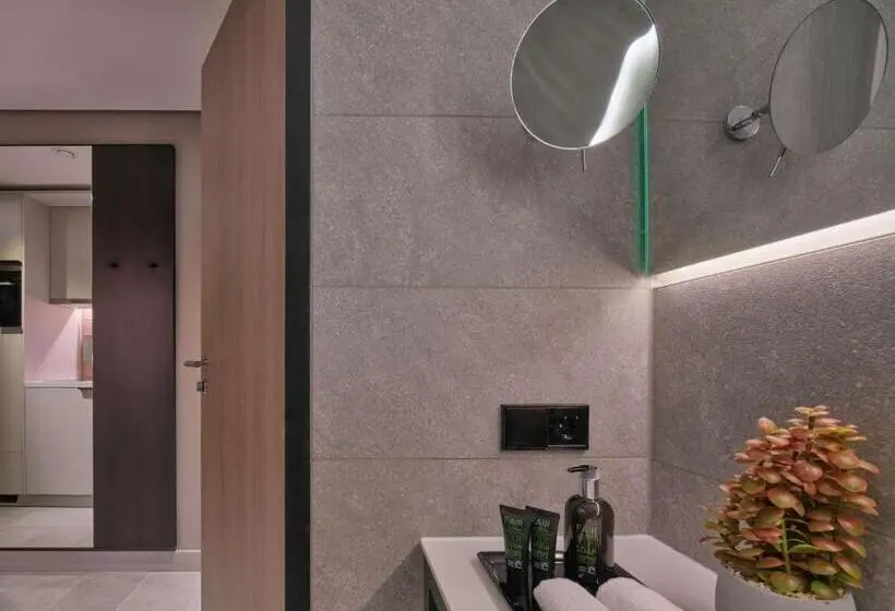 １ベッドルームプレミアムアパートメント, Adina Apartment Hotel Wiesbaden