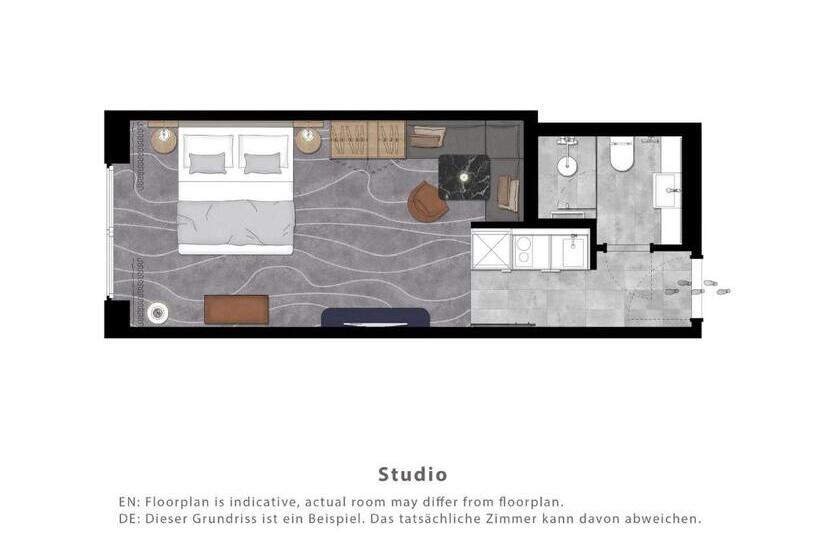 スタンダードスタジオ, Adina Apartment Hotel Wiesbaden