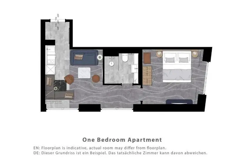 １ベッドルームプレミアムアパートメント, Adina Apartment Hotel Wiesbaden