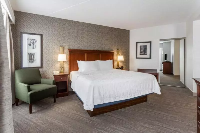 キングサイズベッドのスイートルーム, Hampton Inn & Suites Saratoga Springs Downtown
