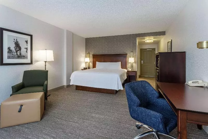 キングサイズベッドのスタンダードルーム, Hampton Inn & Suites Saratoga Springs Downtown
