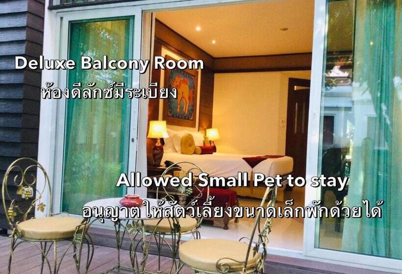 Номер Deluxe с Балконом, Kodchasri Thani Hotel Chiangmai
