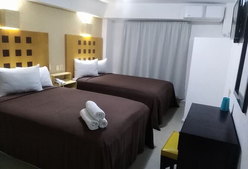 스탠다드 룸 더블 침대 2개, Posada Del Carmen