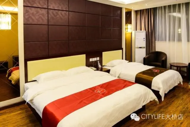 ファミリールーム, Thank Inn Chain Hotel Jiangsu Yangzhou Jiangdu District Daqiao Town