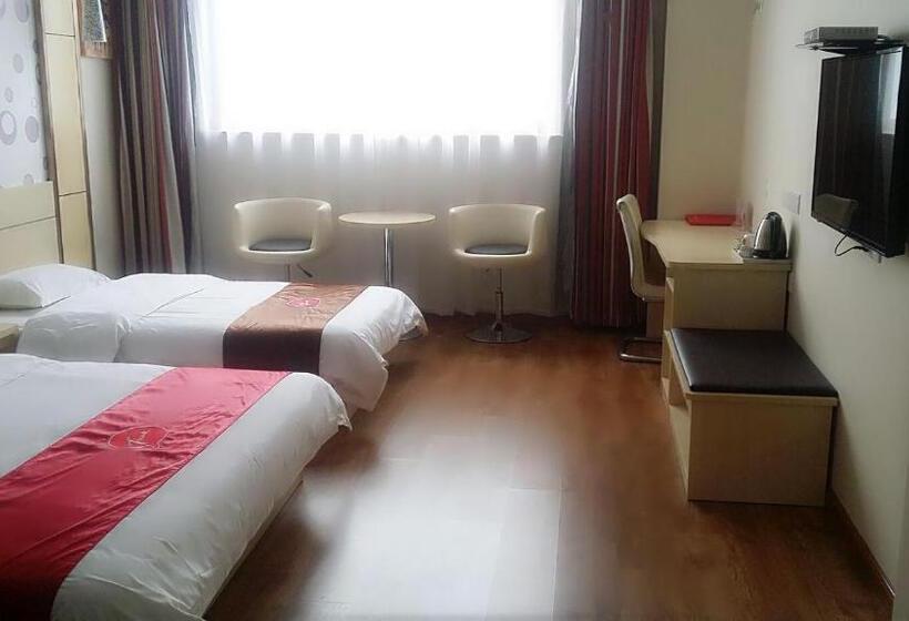 Номер Superior, Thank Inn Chain Hotel Jiangsu Yangzhou Jiangdu District Daqiao Town