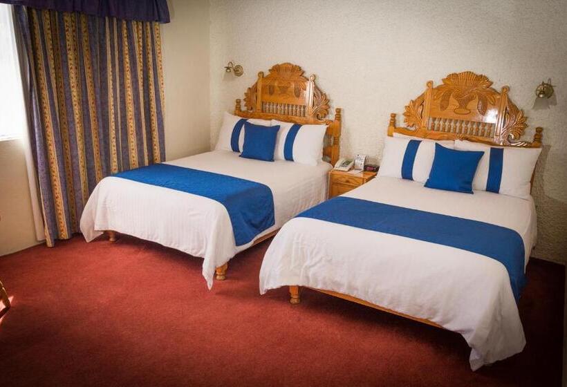 חדר סטנדרט שתי מיטות זוגיות, Del Angel, Apizaco