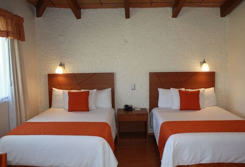 חדר סטנדרט שתי מיטות זוגיות, Del Angel, Apizaco