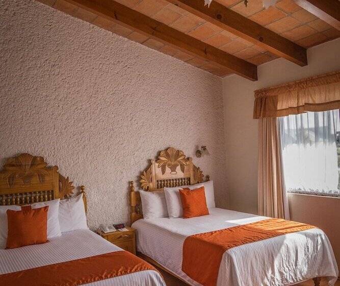 חדר סטנדרט שתי מיטות זוגיות, Del Angel, Apizaco