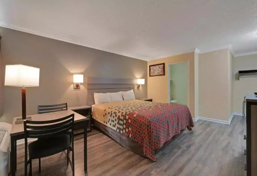 身障者適用キングサイズベッドルーム, Econo Lodge Woodland Near I 5