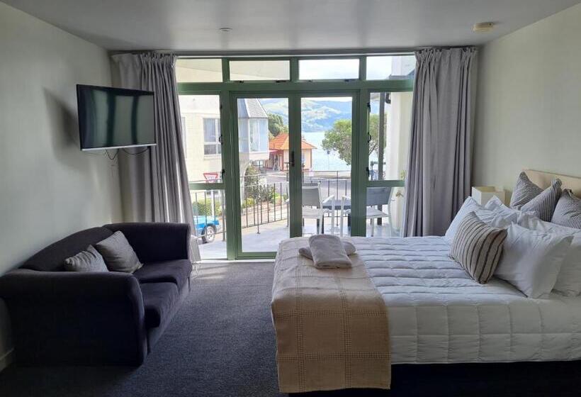 סטודיו סטנדרטי נוף לים, Akaroa Village Inn