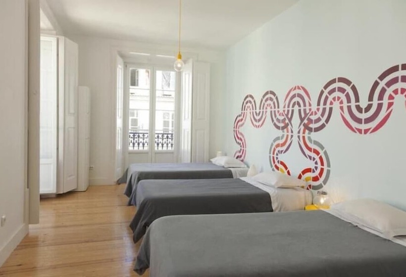Cama em Quarto Partilhado, Lisbon Lounge Hostel