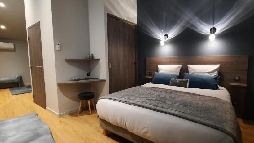 חדר לארבעה סטנדרטי עם נוף לגינה, Bel Aujourd Hui Spa Sauna