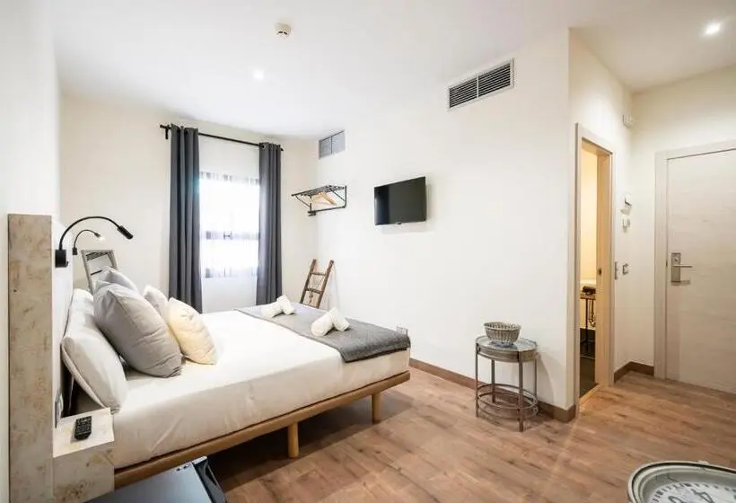 اتاق استاندارد با تخت بزرگ, Dobo Azacanes Hostal