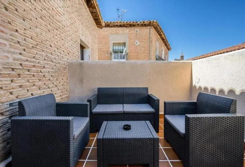 اتاق استاندارد با تراس, Dobo Azacanes Hostal