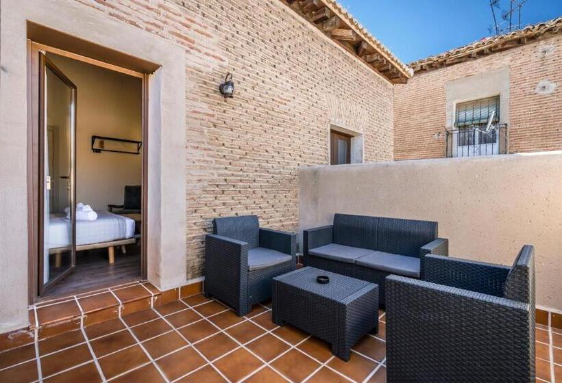 اتاق استاندارد با تراس, Dobo Azacanes Hostal