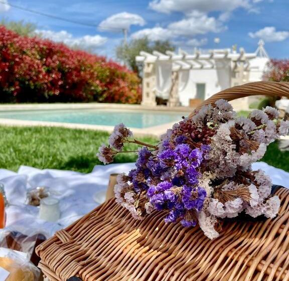 اتاق استاندارد با تراس, Trullo San Vincenzo Con Piscina