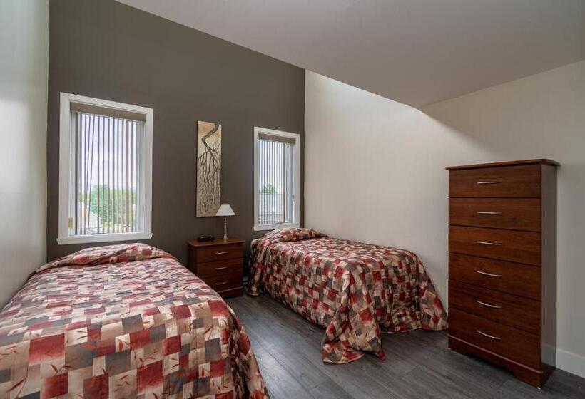 침실 2개 아파트, Condo Climatisé Près Du Mont Sainte Anne Avec Parc Aquatique, Piscine, Spa, Gym, Arcades Et Billard