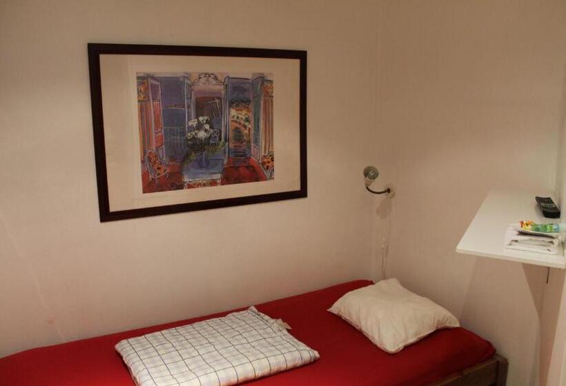 스탠다드 싱글 룸 공동욕실, City Lodge Stockholm