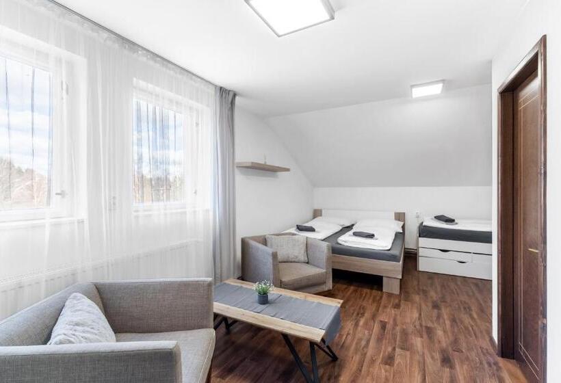 חדר סטנדרט לשלושה, Pension Lesná