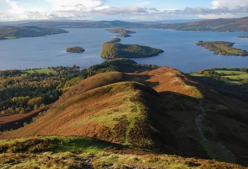 キングサイズベッドのデラックスルーム, Braeside Guest House, Loch Lomond