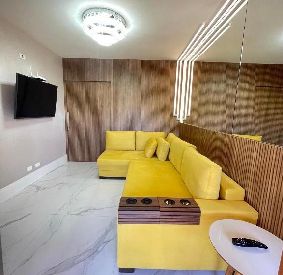 침실 1개 복층 룸, Flat Da Babi, Moderno, Luxuoso, Equipado E 600mb Wifi