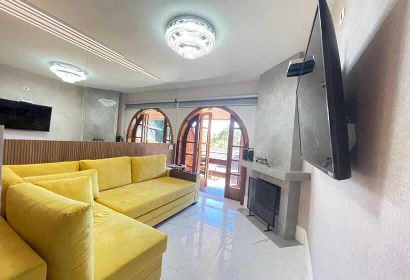 침실 1개 복층 룸, Flat Da Babi, Moderno, Luxuoso, Equipado E 600mb Wifi