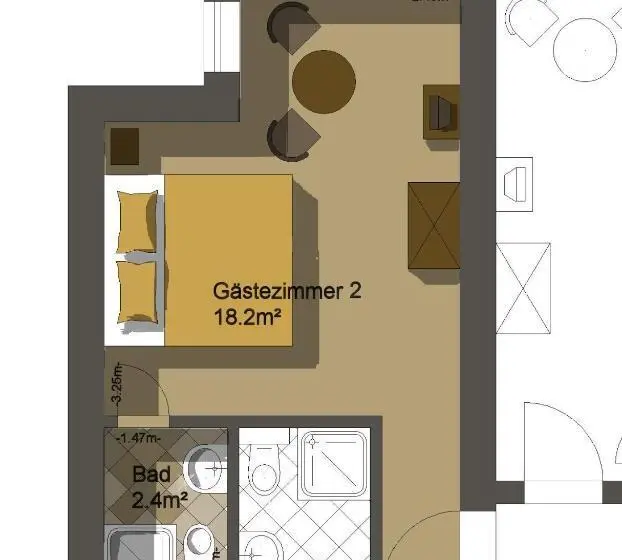 スタンダードルーム, Pension Rosengarten