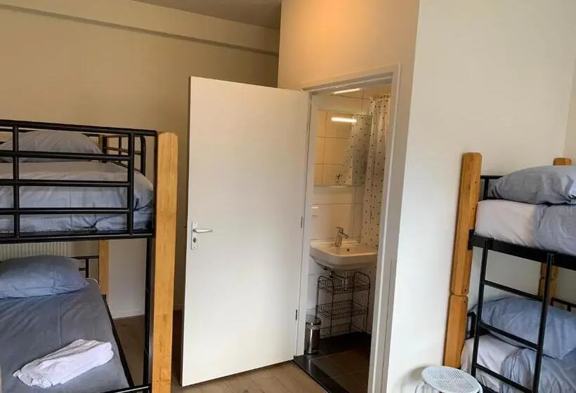 تختخواب در اتاق مشترک, Kleinschalig Hostel In Deventer, Hartje Stad, Aan De Ijssel