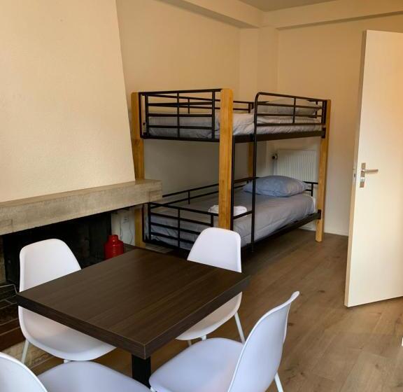 تختخواب در اتاق مشترک, Kleinschalig Hostel In Deventer, Hartje Stad, Aan De Ijssel