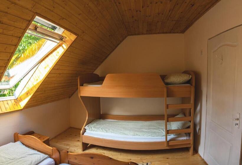 חדר סטנדרטי לארבעה עם חדר אמבטיה משותף, Sziklakert   életöröm Vendégház