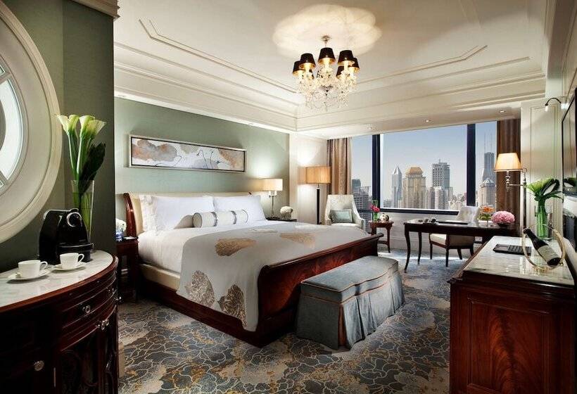 琮城市景观的豪华间, Waldorf Astoria Shanghai On The Bund