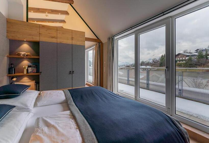 شقة دور أخير غرفة نوم واحدة, Alpenparks Hotel Maria Alm