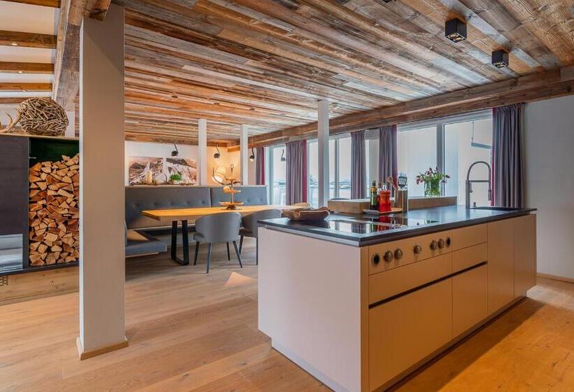 1침실 펜트하우스 아파트, Alpenparks Hotel Maria Alm