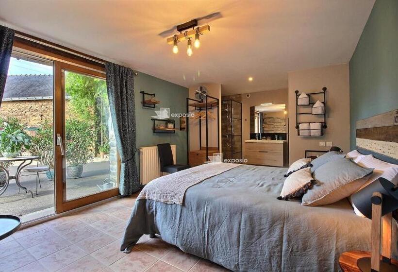 غرفة قياسية مطلّة علي الحديقة, La Longère De La Chevallerais