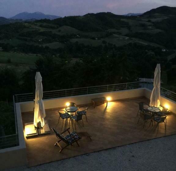 장애인을 위한 킹사이즈 침대 스탠다드 룸, Green B&b Urbino Cá Del Vento