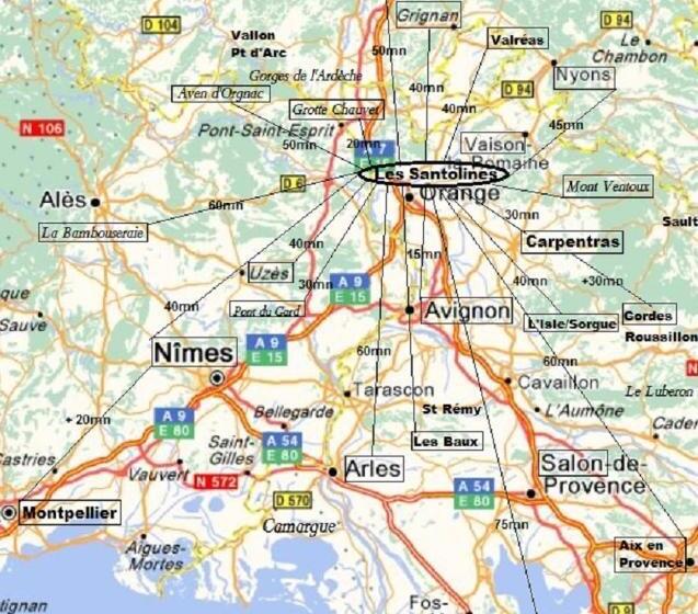 プールの見えるスタンダードトリプルルーム, Santolines En Provence