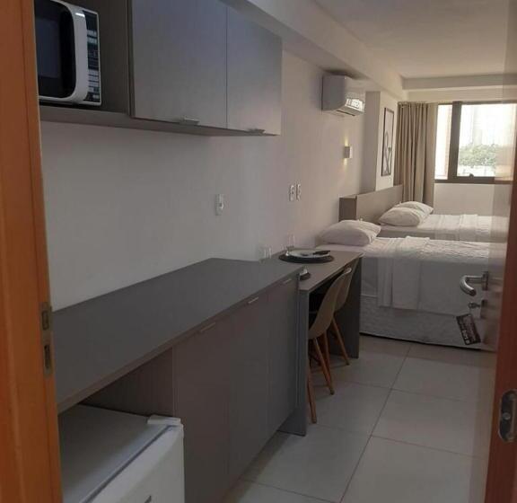 景色の見えるトリプルスタンダードルーム, Manaíra Apart