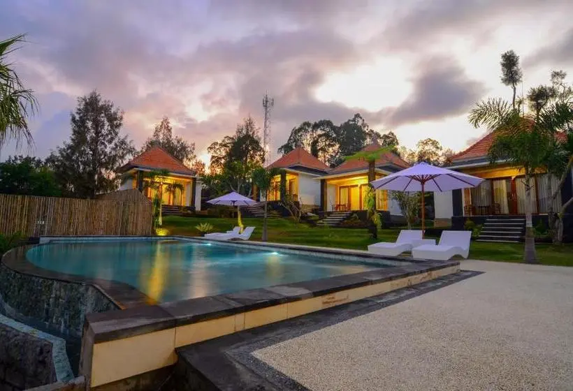 プールの見えるデラックスルーム, Mount Batur Villa