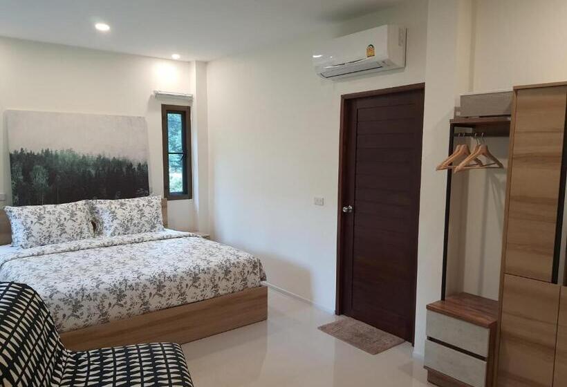 キングサイズベッドのスタンダードルーム, Casa Khaoyai Bed&breakfast