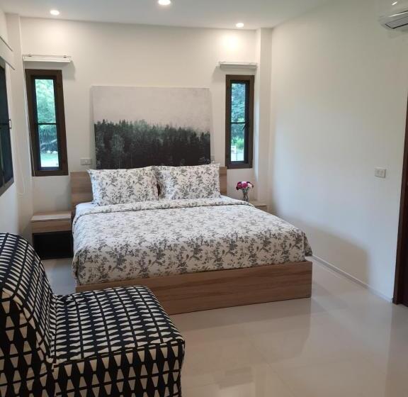 キングサイズベッドのスタンダードルーム, Casa Khaoyai Bed&breakfast