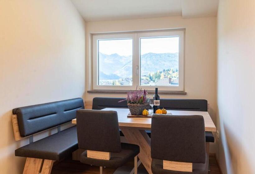 דירה בת חדר שינה 1 עם מרפסת, Gästehaus Schwaiger