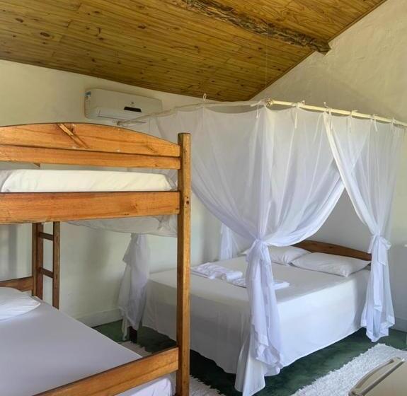 景色の見えるスタンダード４人部屋, Pousada Iemanja