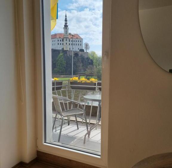 带1个卧室的带阳台的公寓, Penzion Via Ferrata