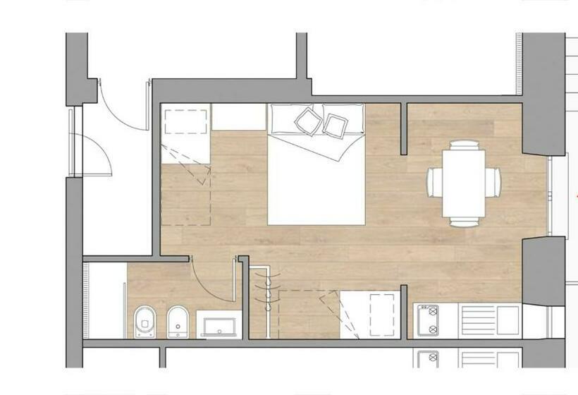 Standard-studio Parveke, Il Giardino Di Elettra   Freeparking