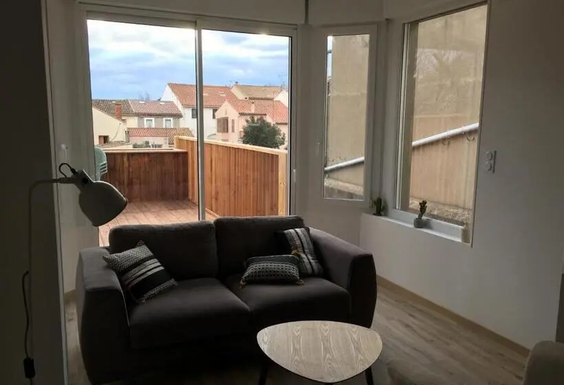 庭の見える１ベッドルームアパートメント, La Cathare Appartement