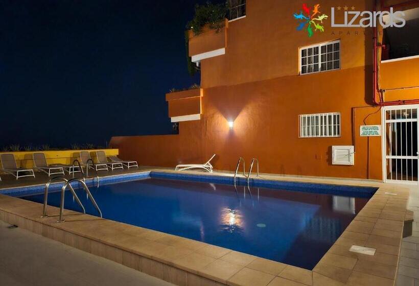 带1个卧室的豪华公寓, 7lizards Ocean View Apartments