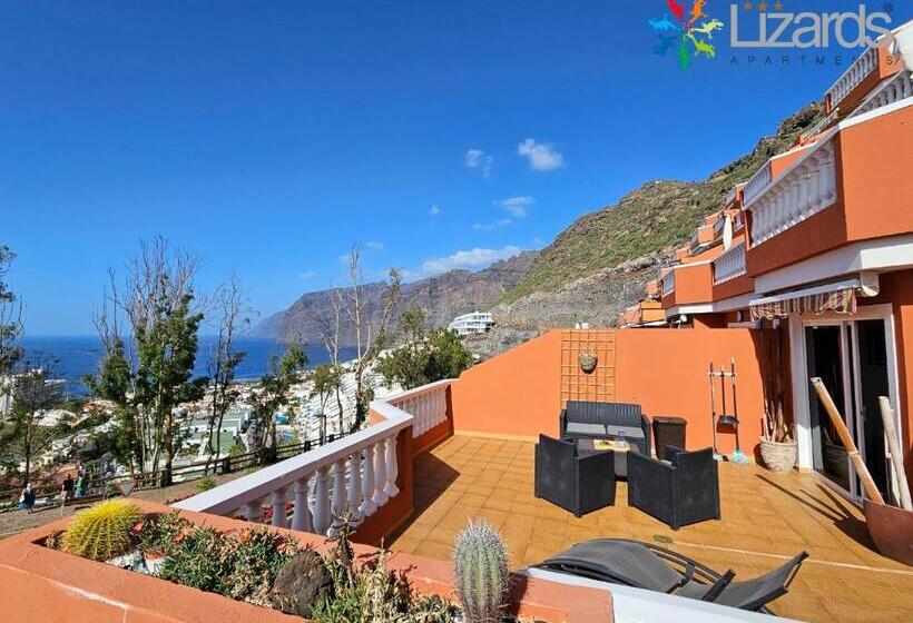 带1个卧室的豪华公寓, 7lizards Ocean View Apartments